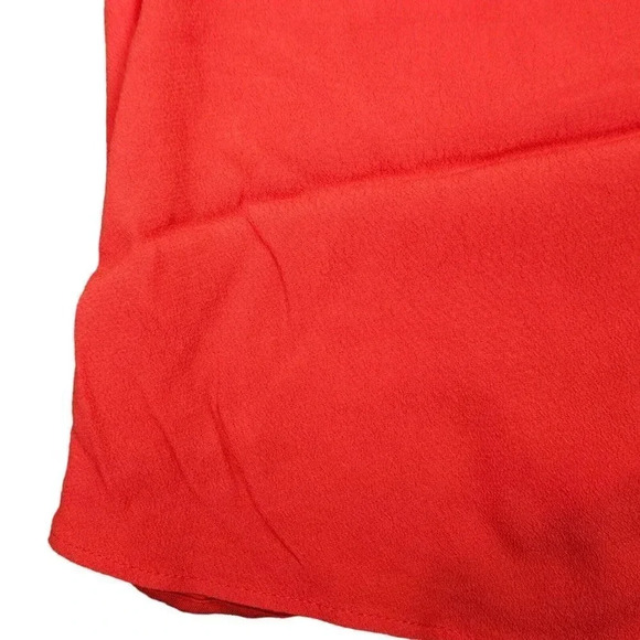 Daniel Rainn Orange Blouse Sleeveless Size 2X Embroidered Accents Front and Back - Picture 10 of 10